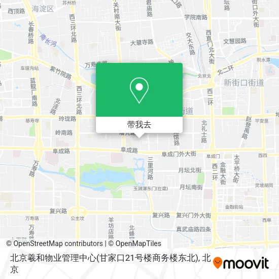 北京羲和物业管理中心(甘家口21号楼商务楼东北)地图