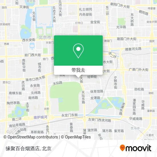 缘聚百合烟酒店地图