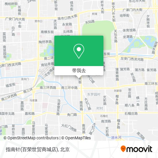 指南针(百荣世贸商城店)地图