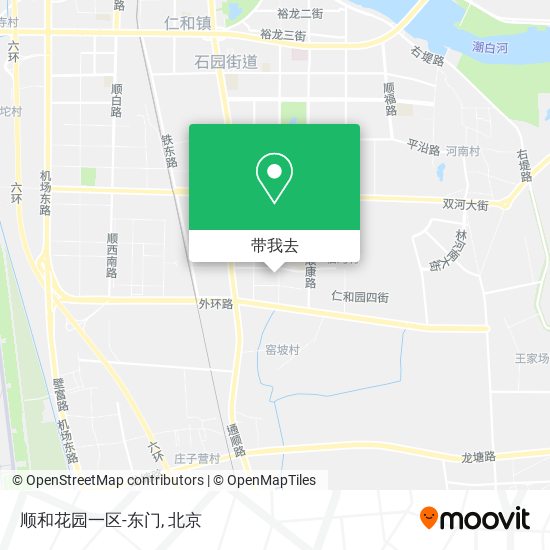 顺和花园一区-东门地图