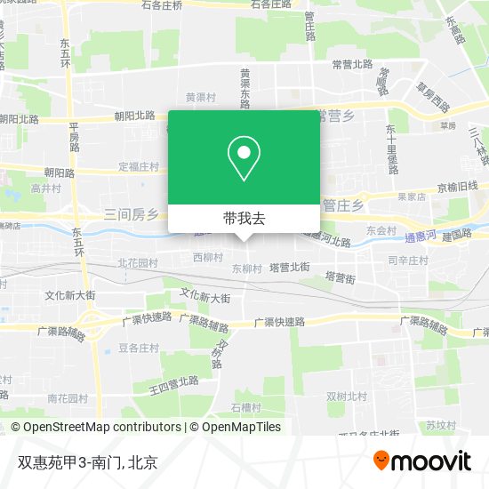 双惠苑甲3-南门地图