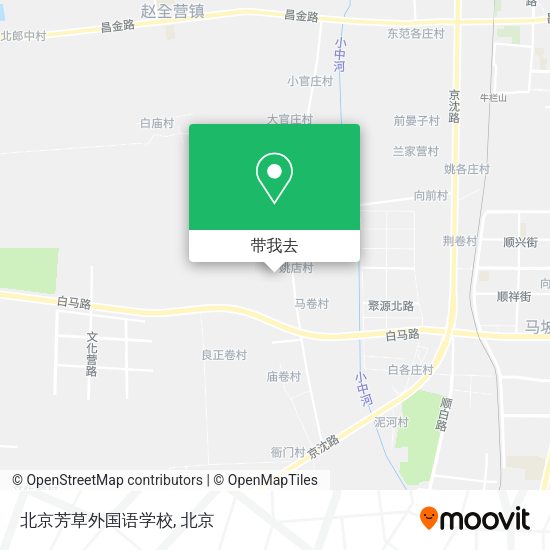 北京芳草外国语学校地图