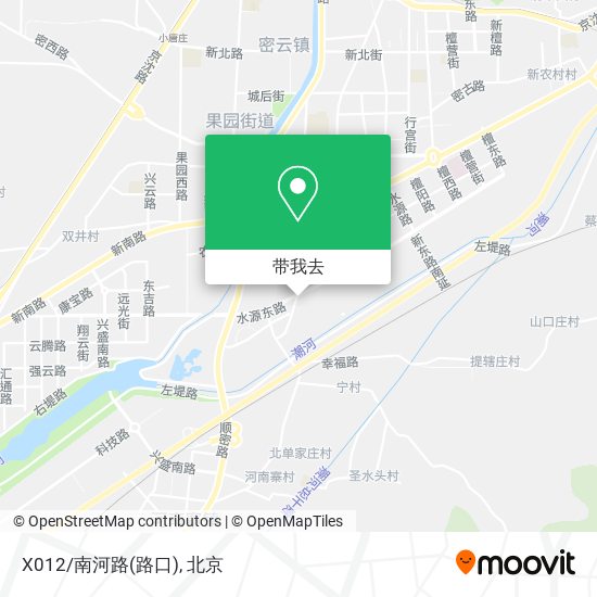 X012/南河路(路口)地图