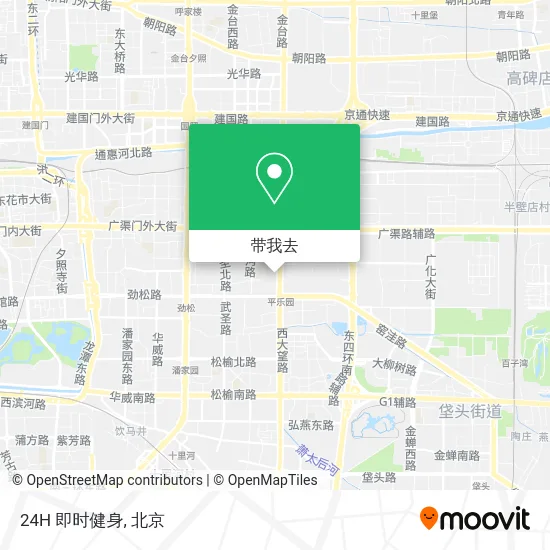 24H 即时健身地图