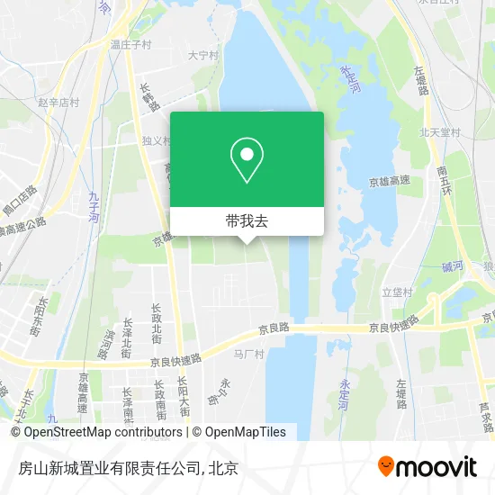 房山新城置业有限责任公司地图