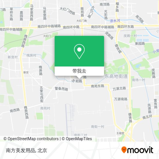 南方美发用品地图