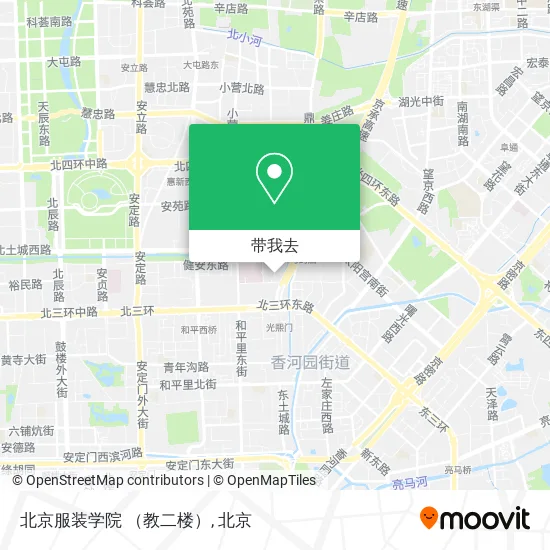 北京服装学院 （教二楼）地图