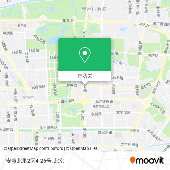 安慧北里2区4-26号地图