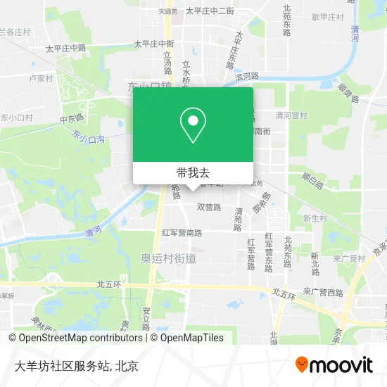 大羊坊社区服务站地图