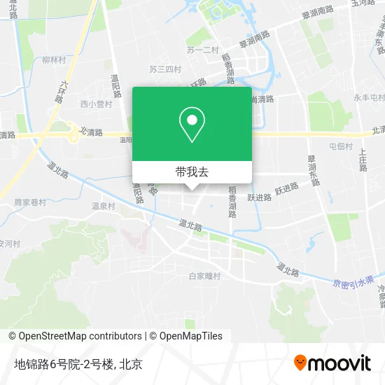 地锦路6号院-2号楼地图