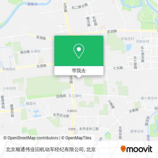 北京顺通伟业旧机动车经纪有限公司地图