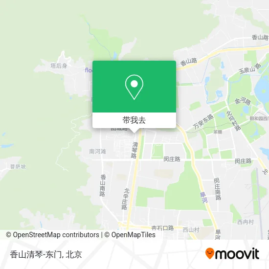 香山清琴-东门地图