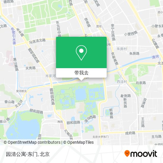 园清公寓-东门地图