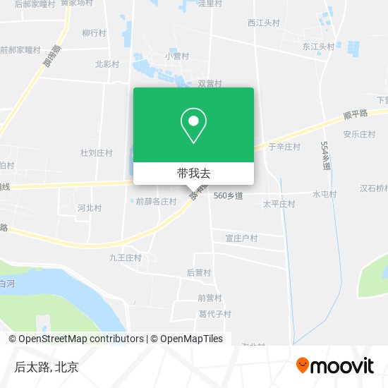 后太路地图