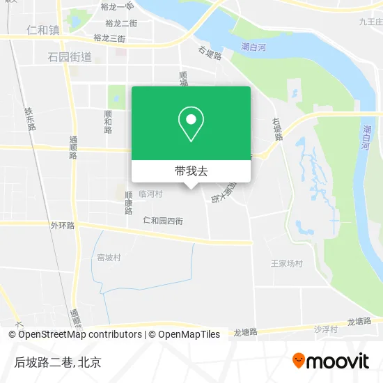 后坡路二巷地图