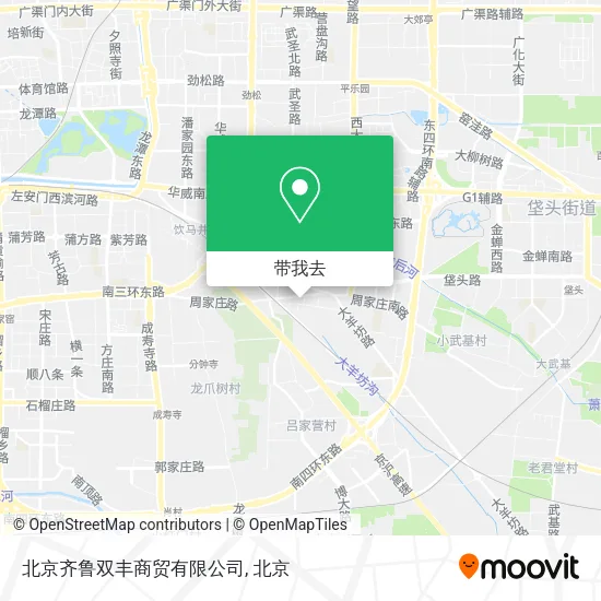 北京齐鲁双丰商贸有限公司地图