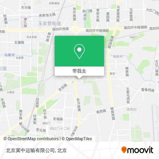 北京冀中运输有限公司地图