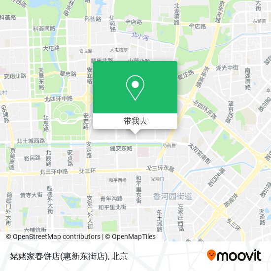 姥姥家春饼店(惠新东街店)地图