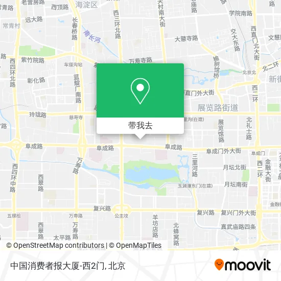 中国消费者报大厦-西2门地图