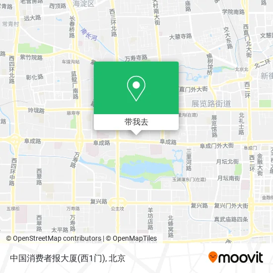 中国消费者报大厦(西1门)地图