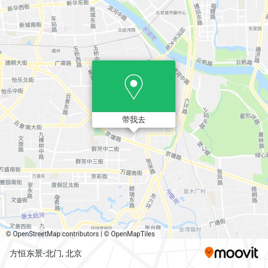 方恒东景-北门地图