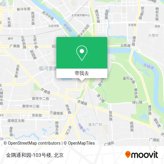 金隅通和园-103号楼地图