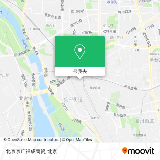 北京京广福成商贸地图
