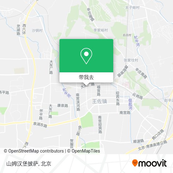 山姆汉堡披萨地图