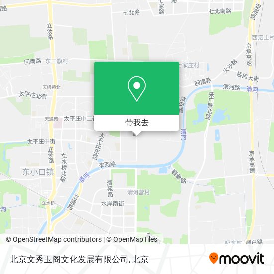 北京文秀玉阁文化发展有限公司地图