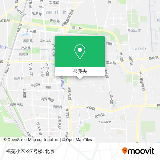 福苑小区-27号楼地图