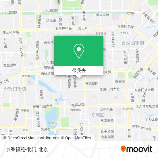 京香福苑-北门地图