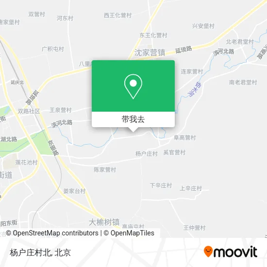 杨户庄村北地图