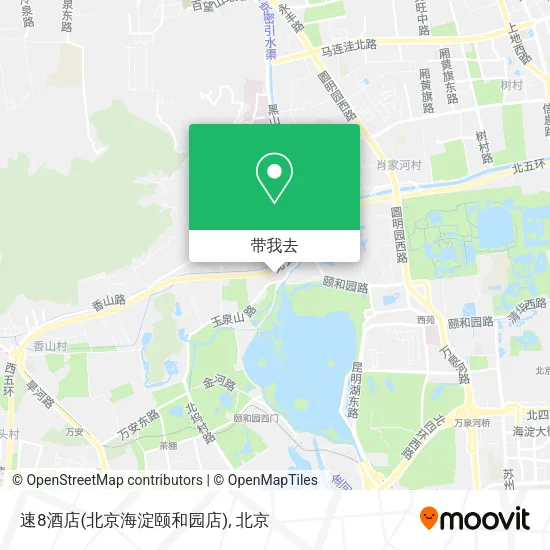 速8酒店(北京海淀颐和园店)地图