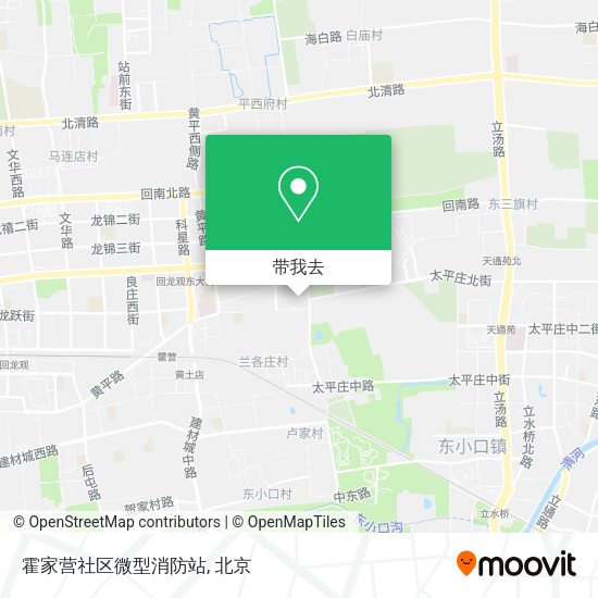霍家营社区微型消防站地图
