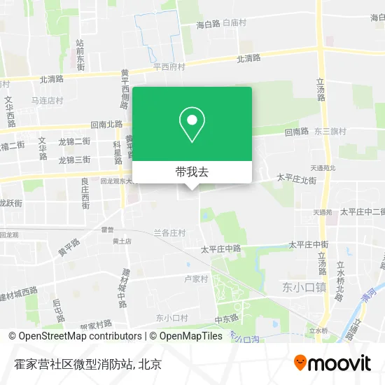 霍家营社区微型消防站地图