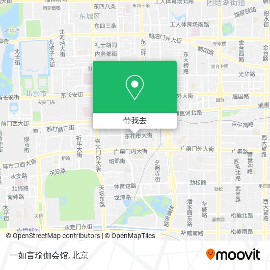 一如言瑜伽会馆地图