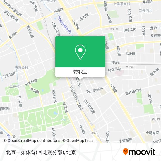 北京一如体育(回龙观分部)地图