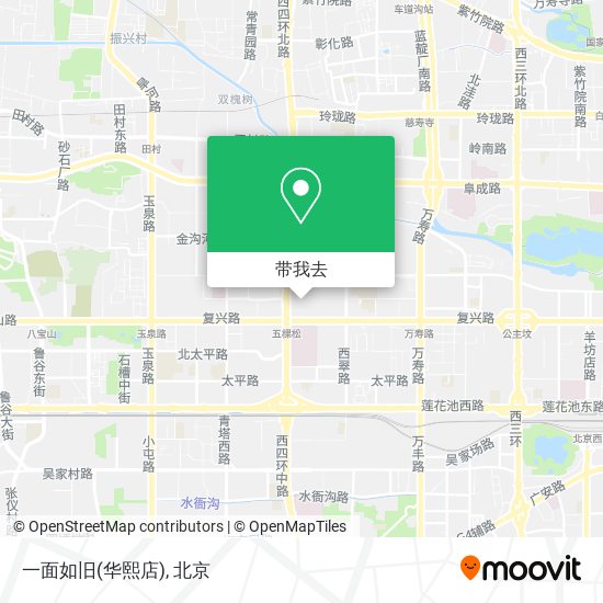 一面如旧(华熙店)地图