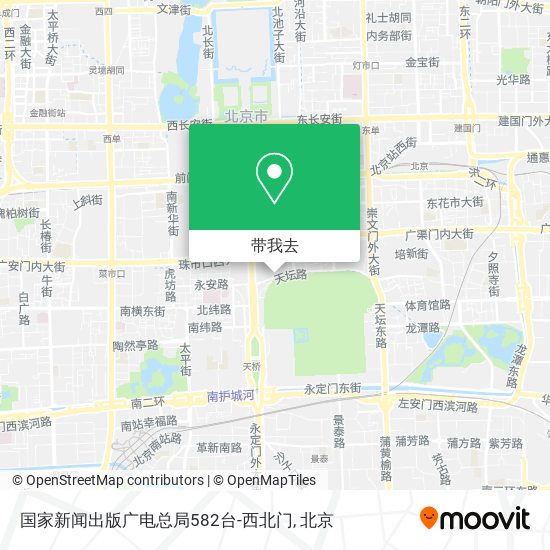 国家新闻出版广电总局582台-西北门地图