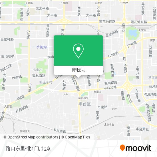 路口东里-北1门地图