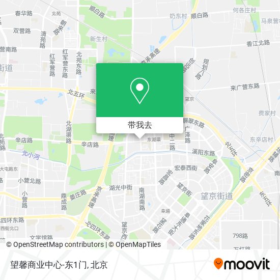 望馨商业中心-东1门地图