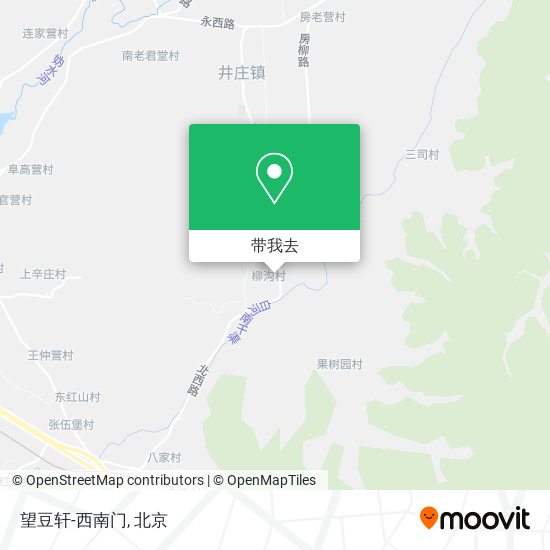 望豆轩-西南门地图