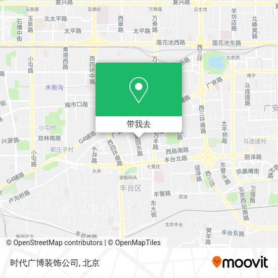 时代广博装饰公司地图