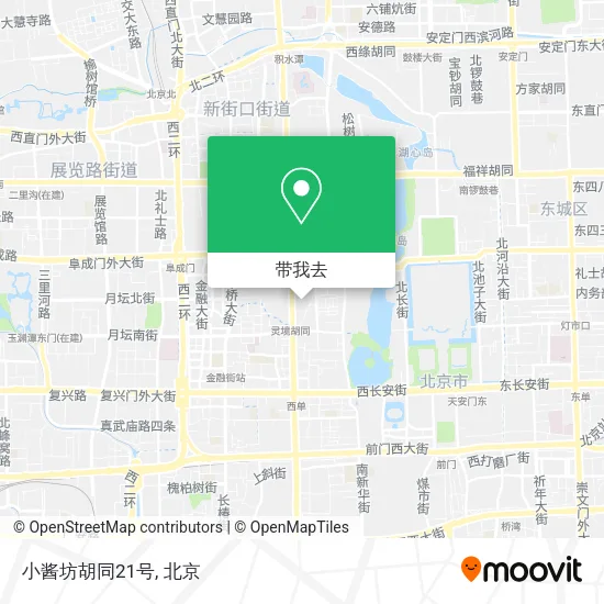 小酱坊胡同21号地图
