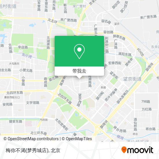 梅你不渴(梦秀城店)地图