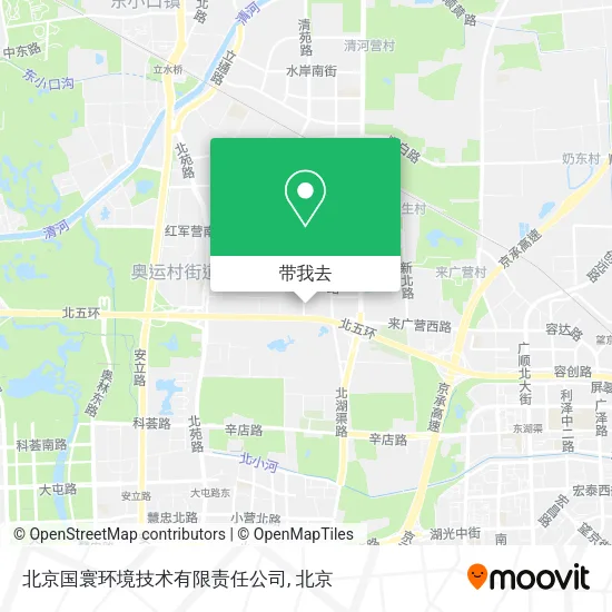 北京国寰环境技术有限责任公司地图