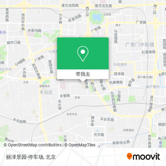 丽泽景园-停车场地图