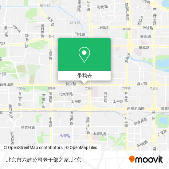 北京市六建公司老干部之家地图
