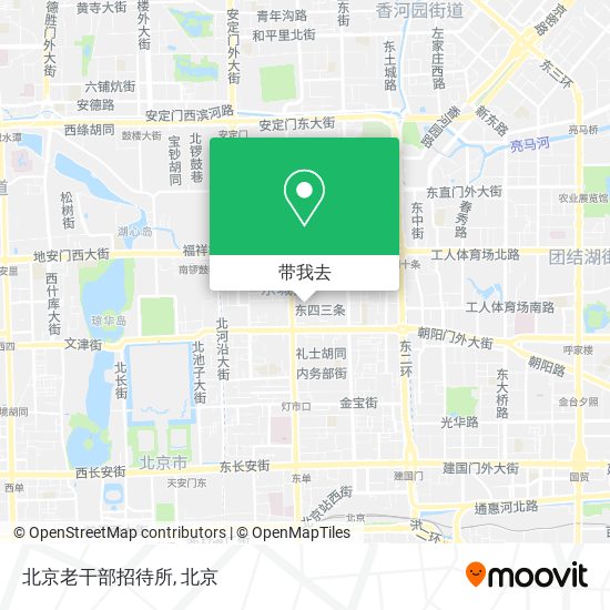 北京老干部招待所地图