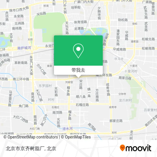 北京市京齐树脂厂地图
